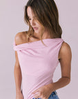 Roxanne Nose Pink Tank Womens chaserbrand