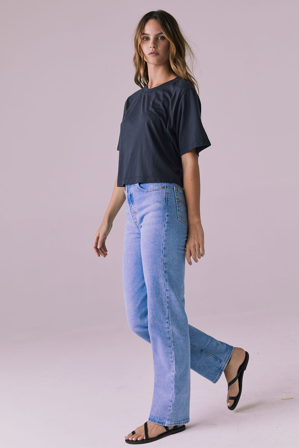 Beau Licorice Black Tee Womens chaserbrand