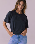 Beau Licorice Black Tee Womens chaserbrand