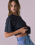 Beau Licorice Black Tee Womens chaserbrand