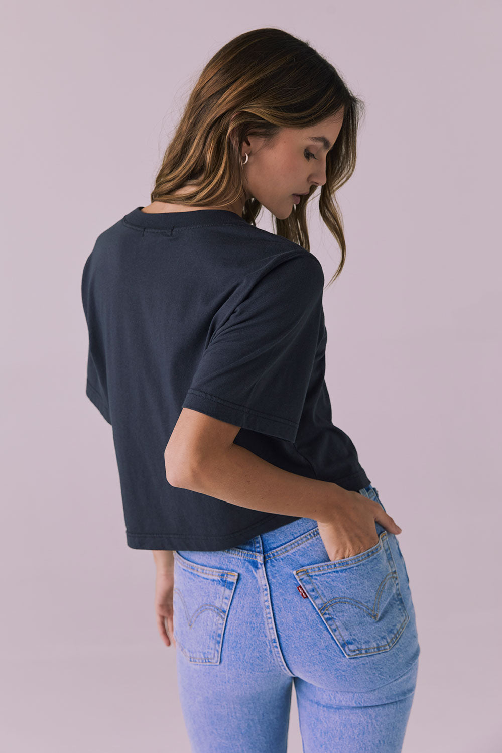 Beau Licorice Black Tee Womens chaserbrand