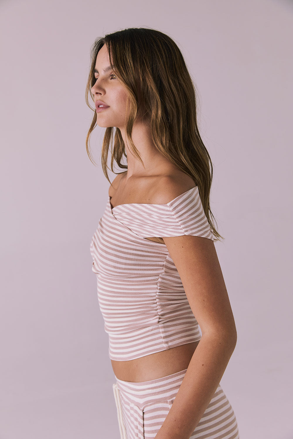 Kimpton Khaki Stripe Tank Womens chaserbrand