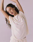 Audrey Starry White Tee Womens chaserbrand