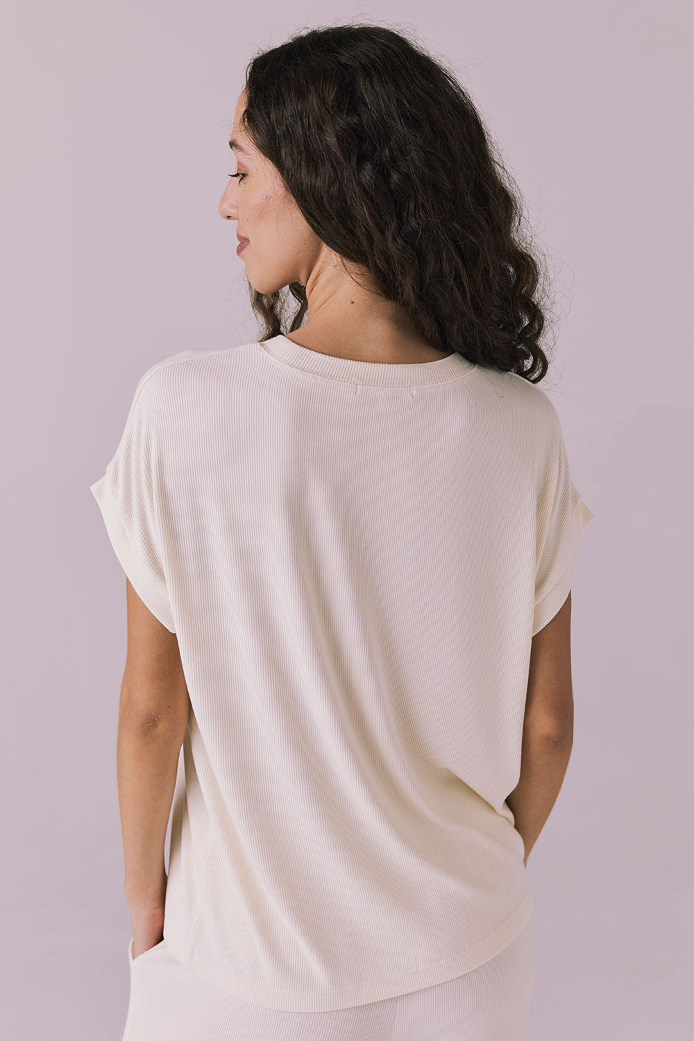 Audrey Starry White Tee Womens chaserbrand