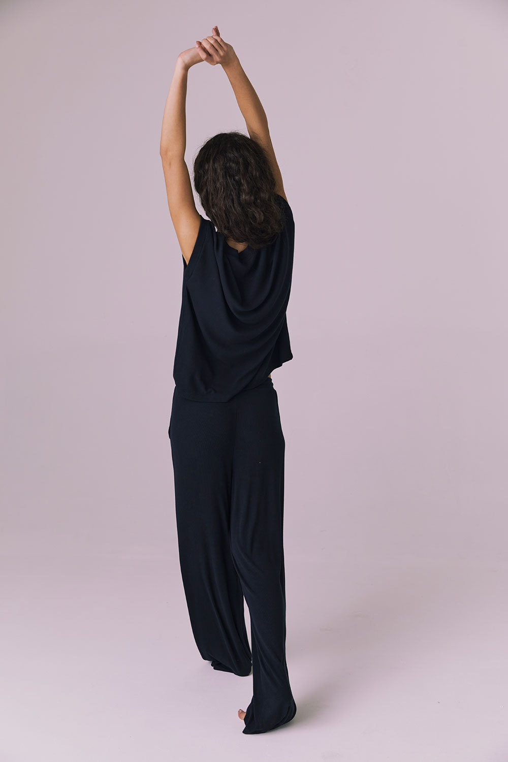 Audrey Licorice Black Tee Womens chaserbrand
