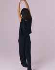 Audrey Licorice Black Tee Womens chaserbrand