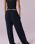 Sandyy Licorice Black Trouser Womens chaserbrand