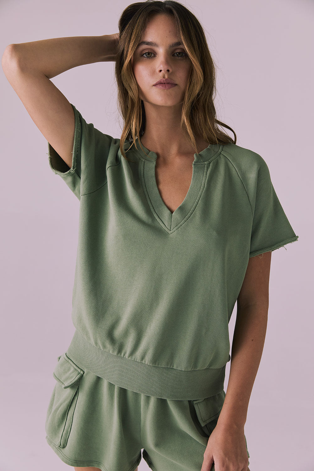 Cheyennee Meadow Green Pullover Womens chaserbrand