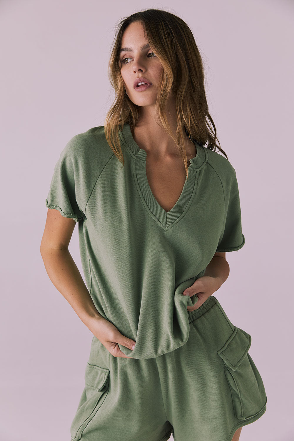 Cheyennee Meadow Green Pullover Womens chaserbrand