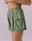 Rileyy Meadow Green Shorts Womens chaserbrand