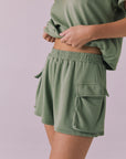 Rileyy Meadow Green Shorts Womens chaserbrand