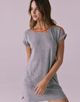 T-Shirt Streaky Grey Mini Dress Womens chaserbrand