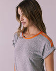 T-Shirt Streaky Grey Mini Dress Womens chaserbrand