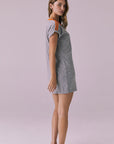 T-Shirt Streaky Grey Mini Dress Womens chaserbrand
