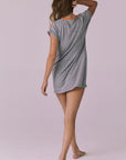 T-Shirt Streaky Grey Mini Dress Womens chaserbrand