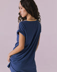 T-Shirt Honest Indigo Mini Dress Womens chaserbrand