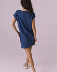 T-Shirt Honest Indigo Mini Dress Womens chaserbrand
