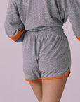 Taylorr Streaky Grey Shorts Womens chaserbrand