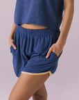 Taylorr Honest Indigo Shorts Womens chaserbrand