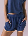 Taylorr Honest Indigo Shorts Womens chaserbrand