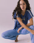 New York Strappings Tee Womens chaserbrand