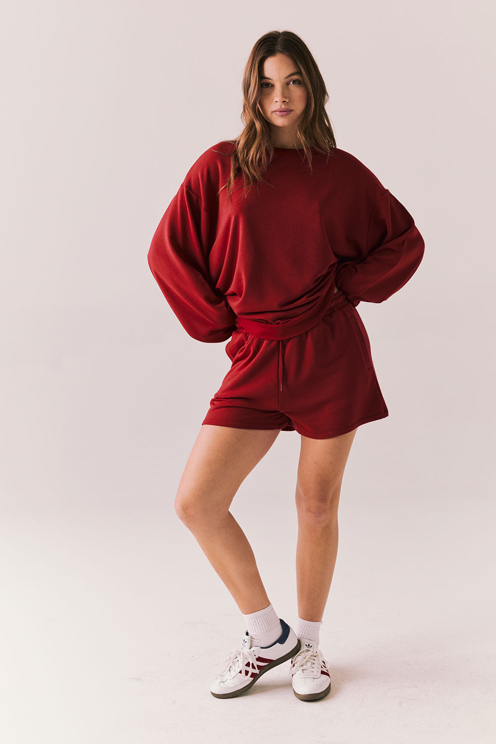 Cornell Carmine Red Pullover
