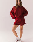 Cornell Carmine Red Pullover