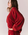 Cornell Carmine Red Pullover