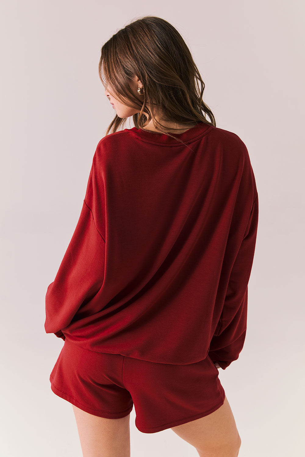 Cornell Carmine Red Pullover