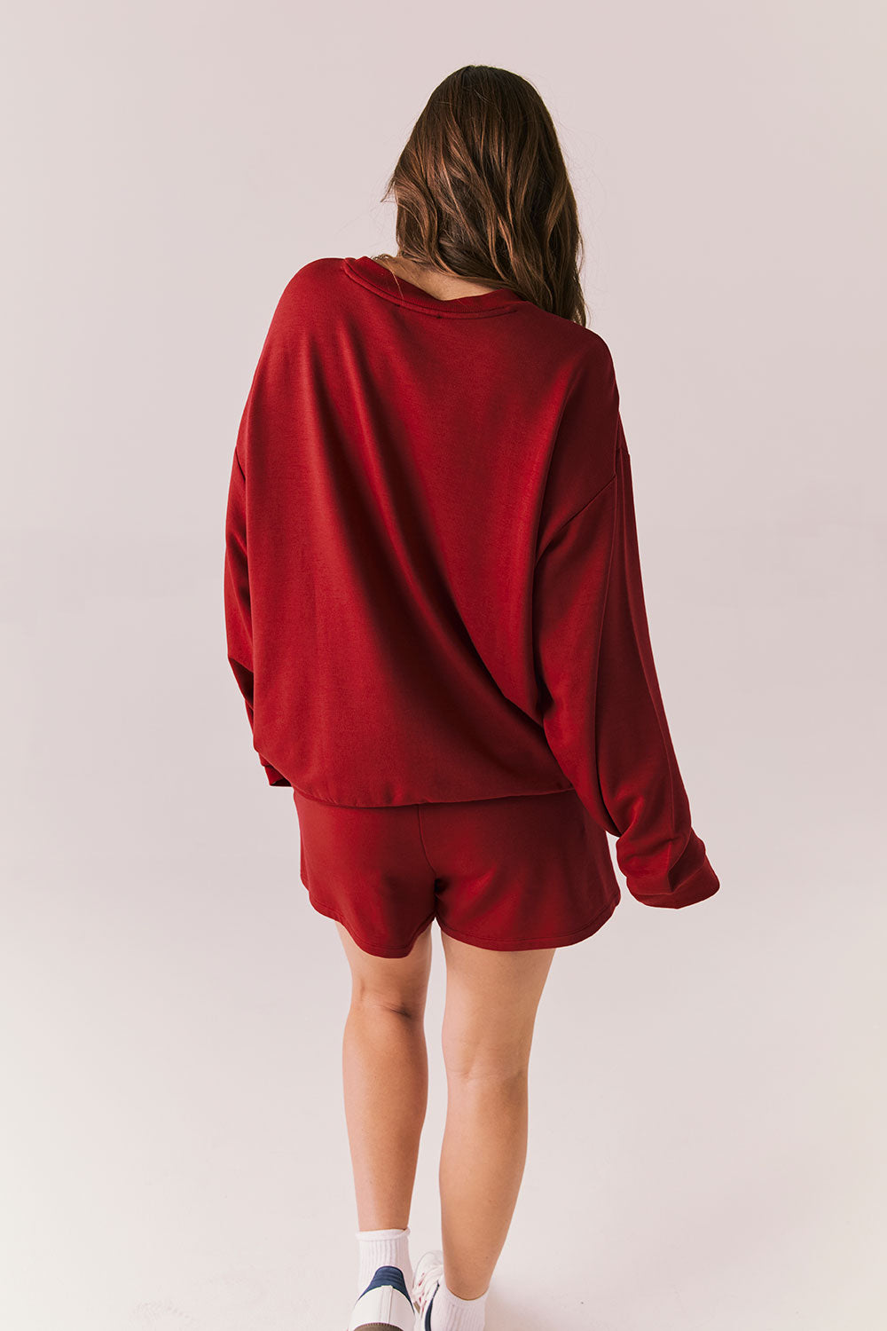 Cornell Carmine Red Pullover