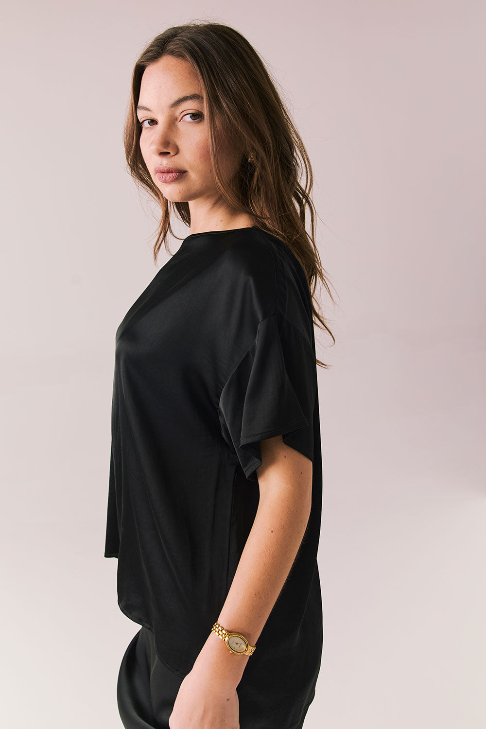 Breezy True Black Tee Womens chaserbrand
