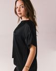 Breezy True Black Tee Womens chaserbrand