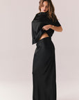 Columbia True Black Maxi Skirt Womens chaserbrand