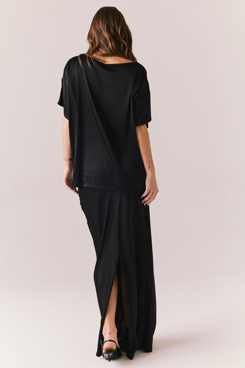 Columbia True Black Maxi Skirt Womens chaserbrand