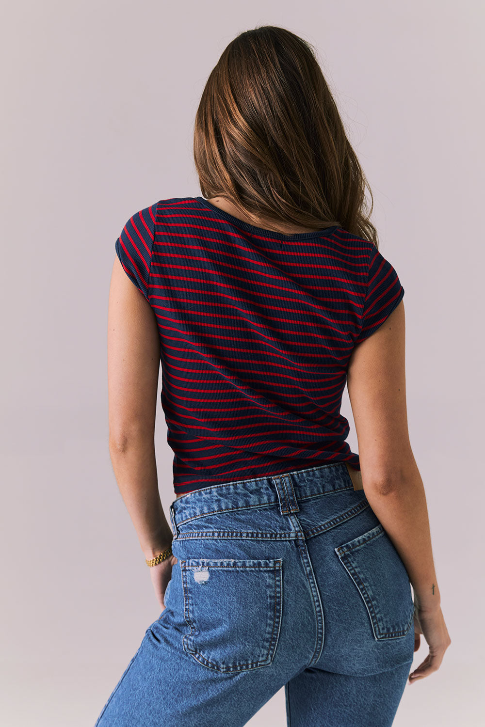 Yale Cambridge Stripe Tee