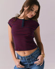 Yale Cambridge Stripe Tee