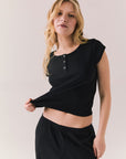Yale True Black Tee