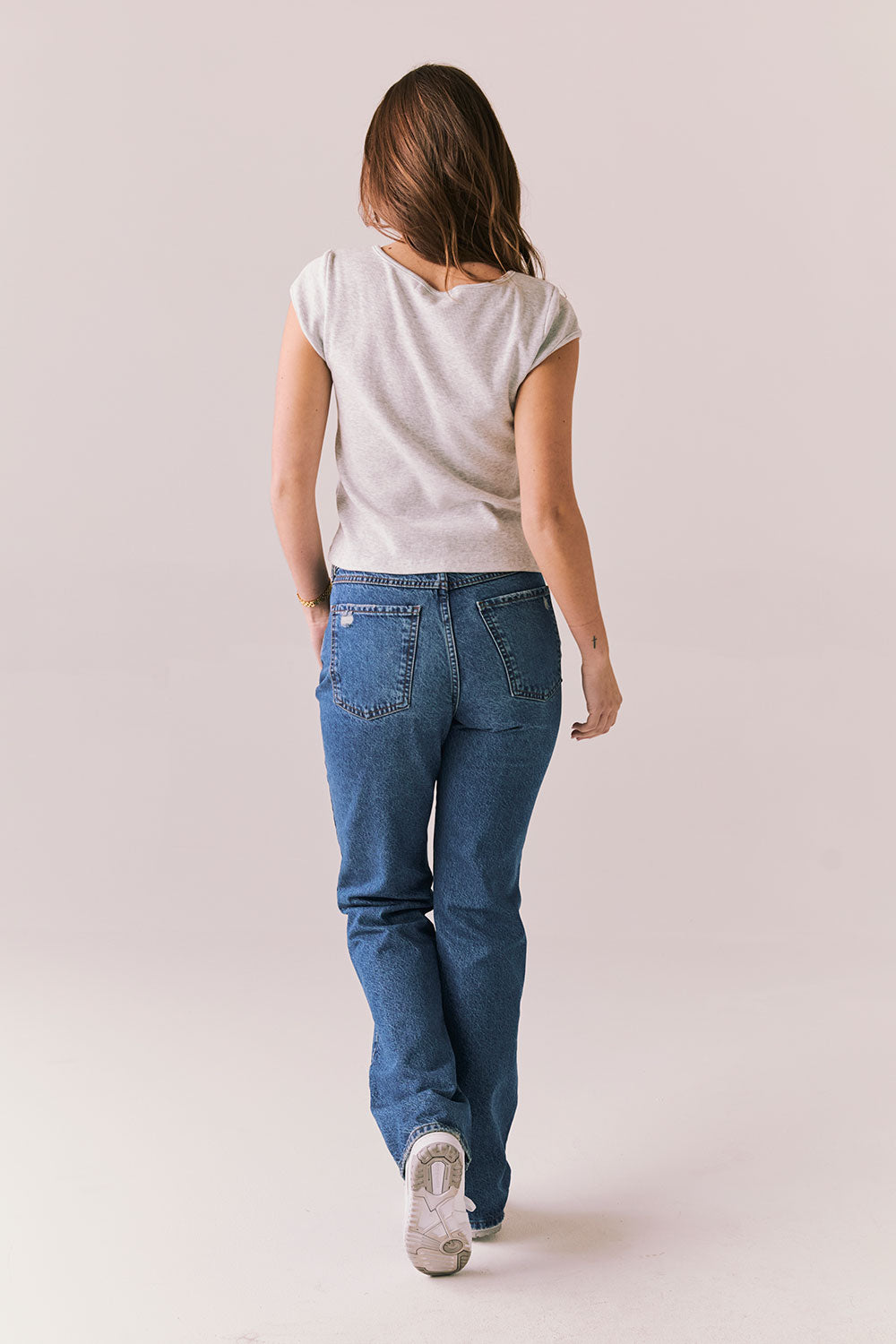 Yale Light Heather Grey Tee
