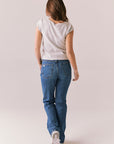 Yale Light Heather Grey Tee