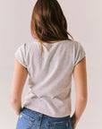 Yale Light Heather Grey Tee