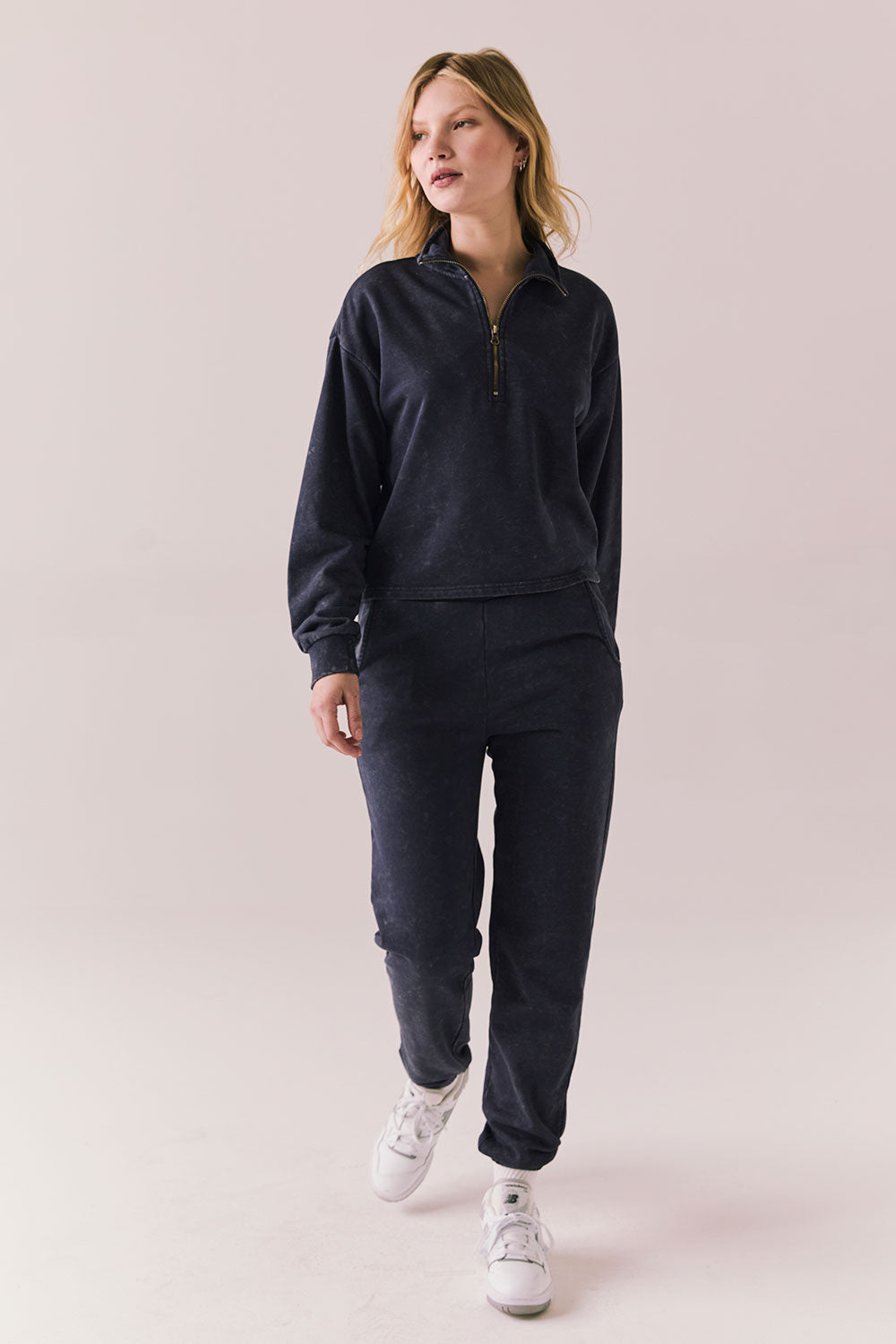 Ithaca Navy Half Zip Womens chaserbrand