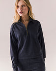 Ithaca Navy Half Zip Womens chaserbrand