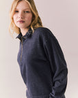 Ithaca Navy Half Zip Womens chaserbrand
