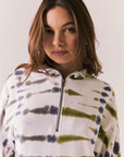 Ithaca Autumn Tie Dye Half Zip Womens chaserbrand