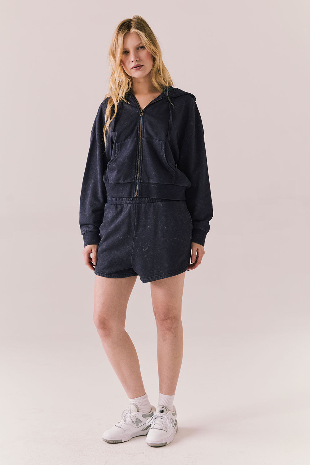 Abilene Navy Zip Up Womens chaserbrand