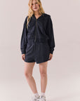 Abilene Navy Zip Up Womens chaserbrand
