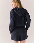 Abilene Navy Zip Up Womens chaserbrand
