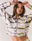 Abilene Autumn Tie Dye Zip Up Womens chaserbrand