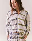 Abilene Autumn Tie Dye Zip Up Womens chaserbrand