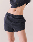 Taylor Navy Shorts Womens chaserbrand